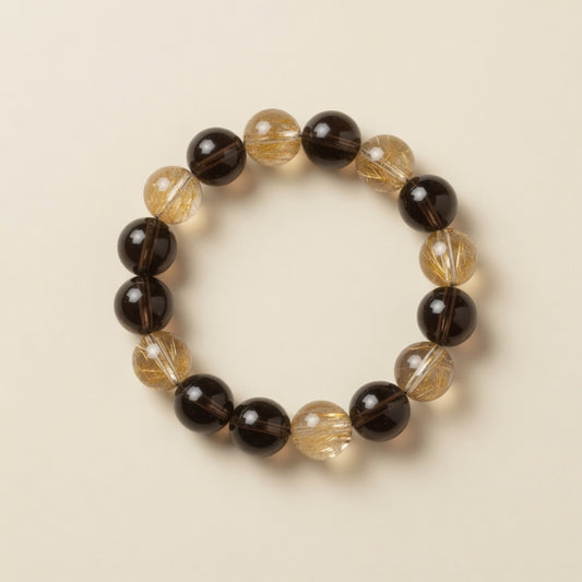 The Smoky Gold Blossom Bracelet